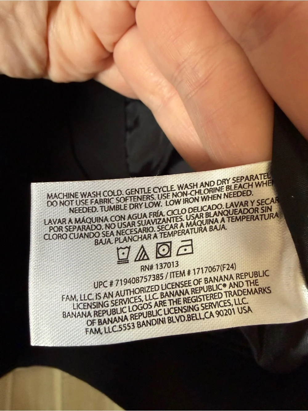 Banana Republic Bomber Jacket Black XL
